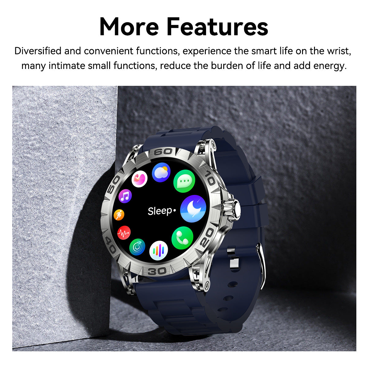 Smart Fitness Tracker Watch - Full HD Display, Waterproof, Multi-Function for Men and Women