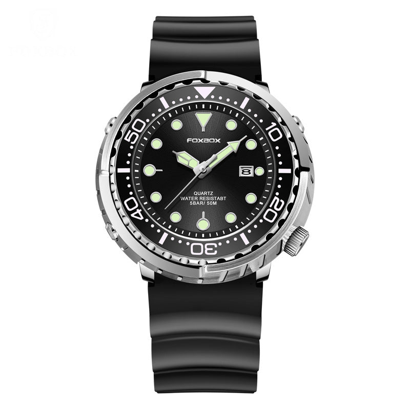 Men's Quartz Business Watch - Luminous, Calendar, 30M Waterproof